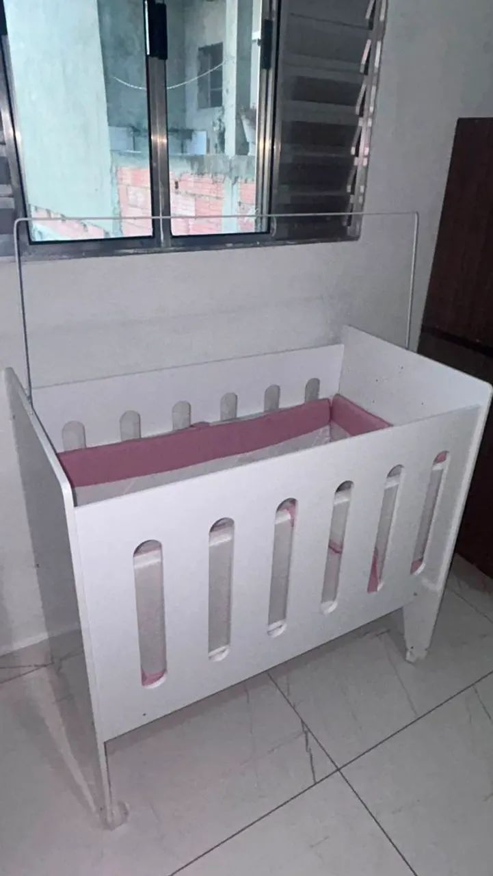 Moisés Mini Berço 6 em 1 Branco - Completo | Excelente Estado - Foto 3