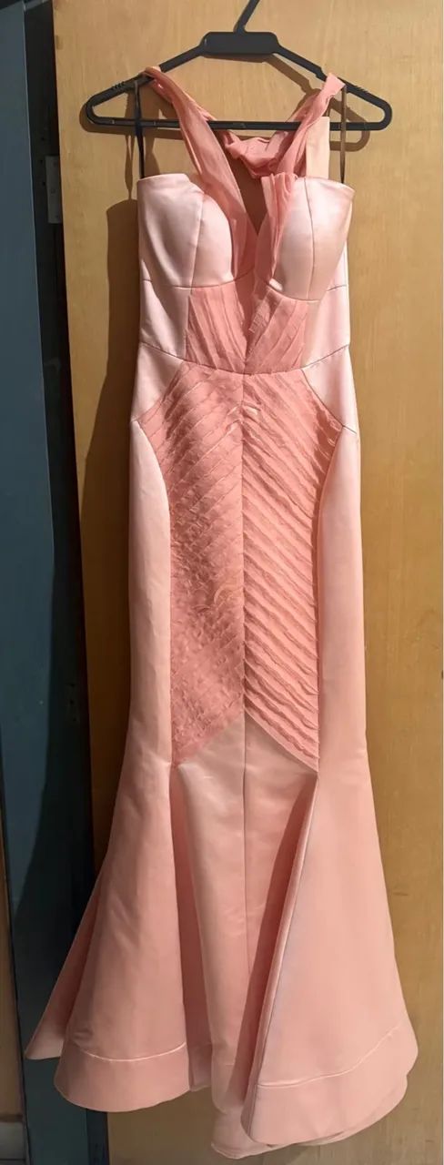 vestido vitor zerbinato rosa 34/36 - Foto 3