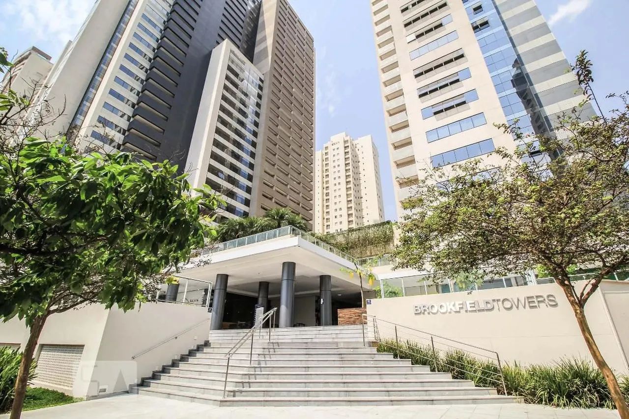 Sala comercial mobiliada, com varanda, para locação | Brookfield Tower | 40m² - Jardim Goi