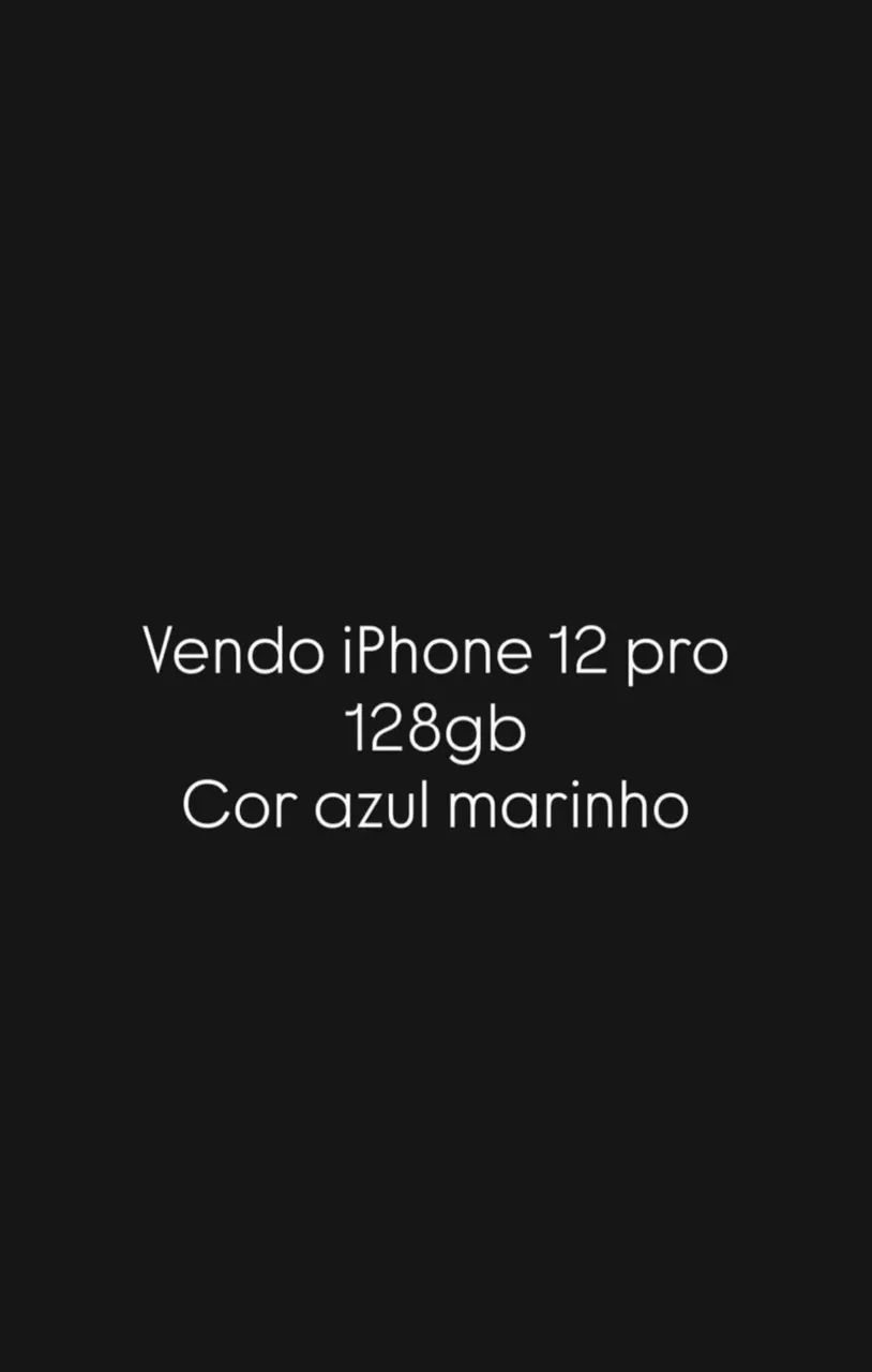 Vendo iPhone 12 Pro azul marinho  - Foto 2