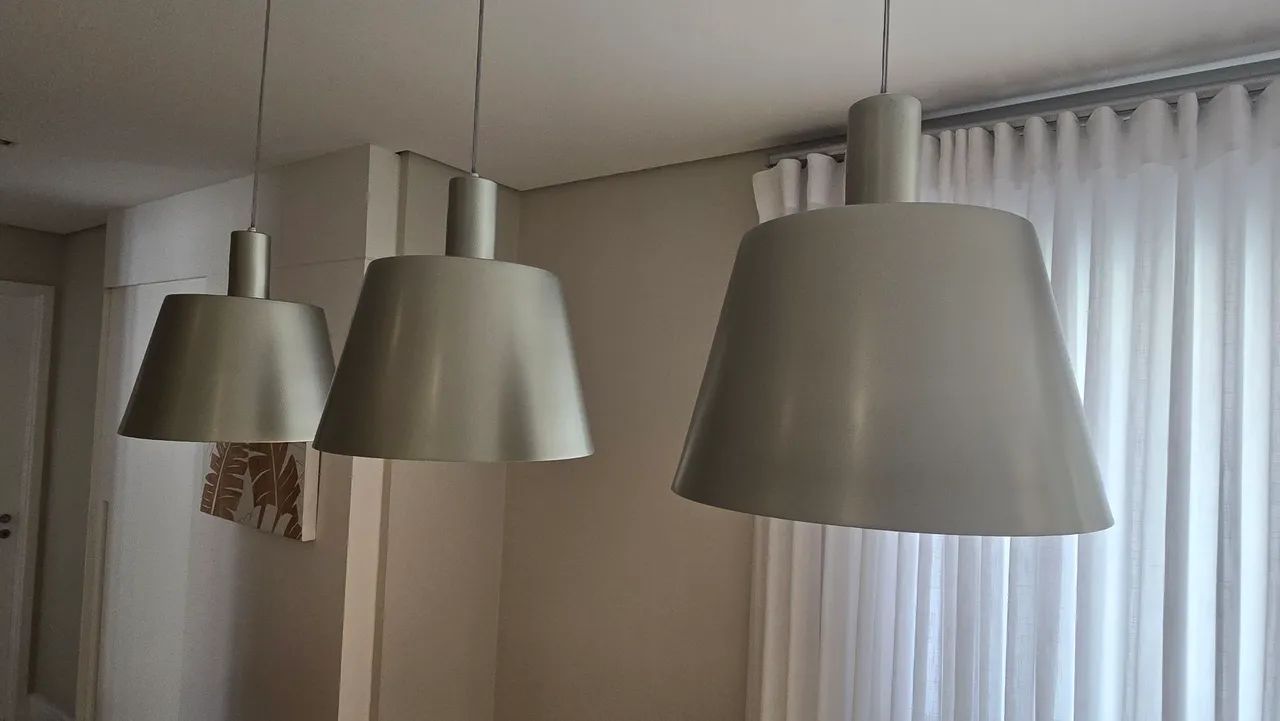 3 elegantes pendentes para sala de jantar - Foto 3