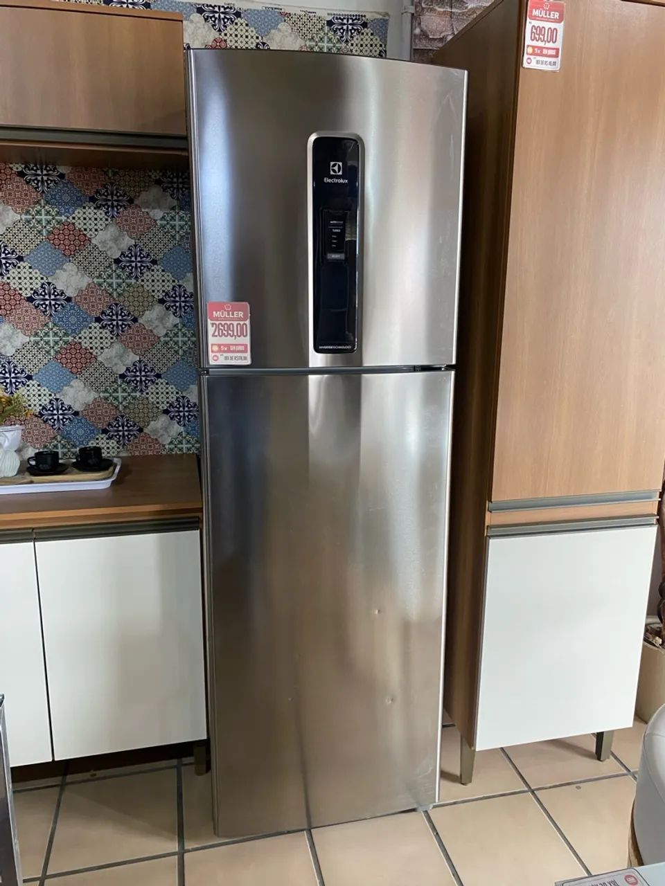 Geladeira Electrolux inox (com garantia) 