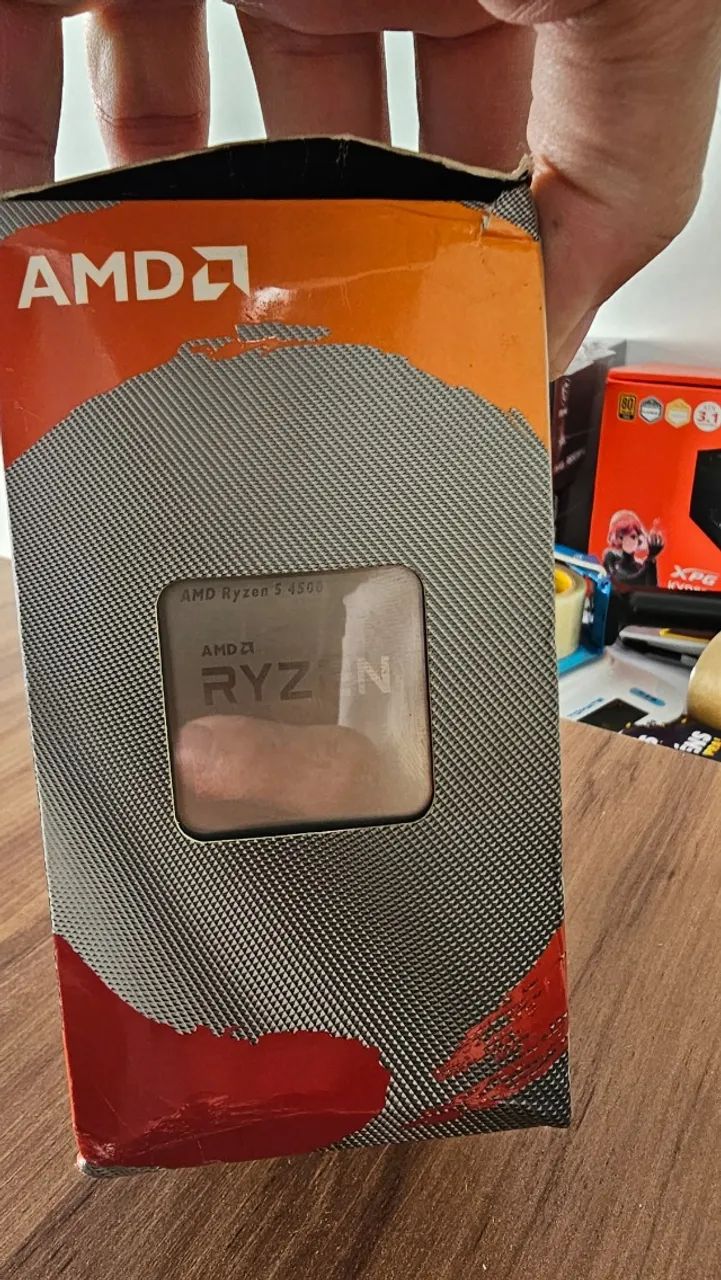 PROCESSADOR, R5 4500, COM COOLER SEM USO - SEM TROCA  - Foto 2