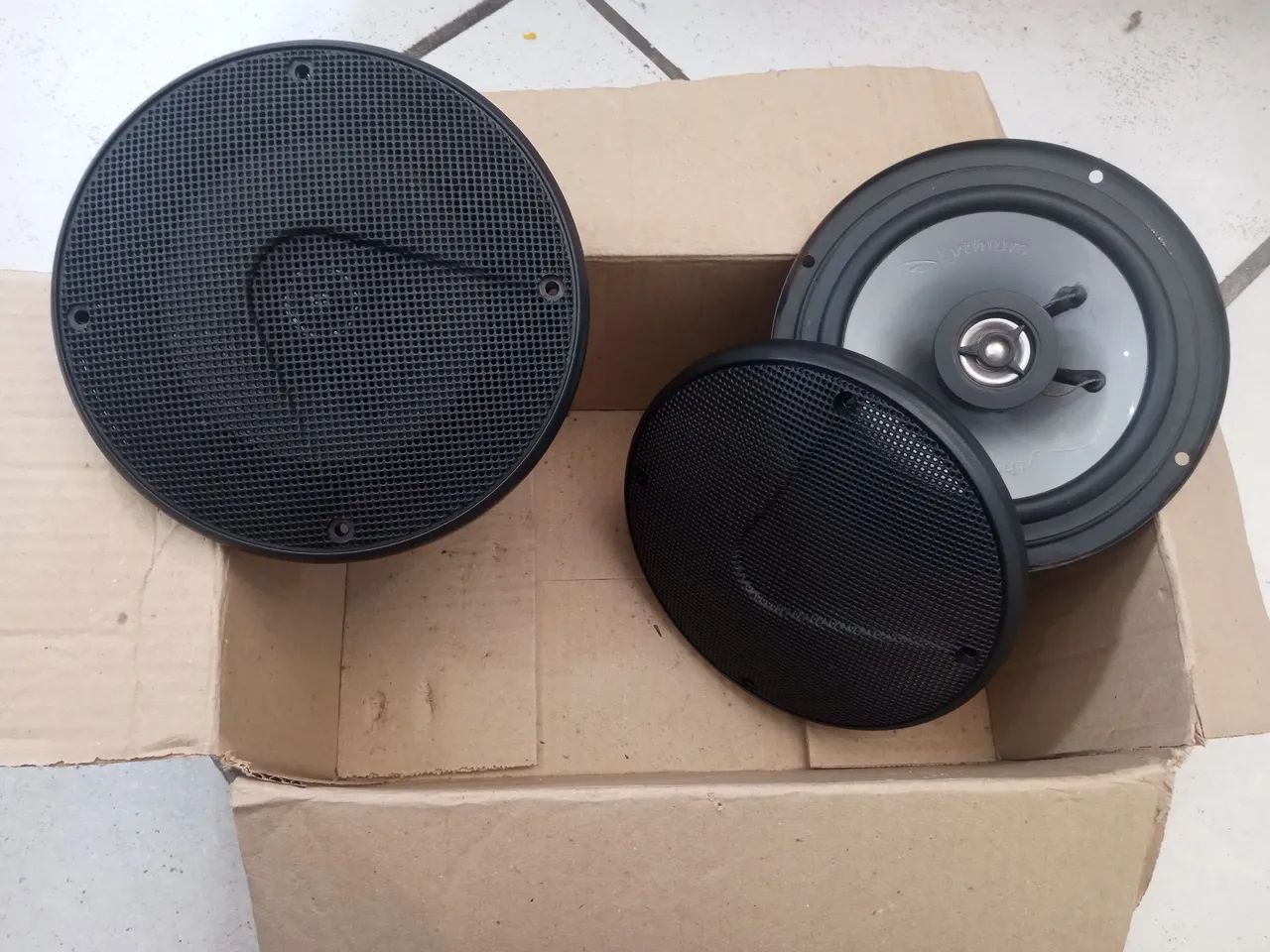 Par de altofalante com telas 6 polegadas  - Foto 4