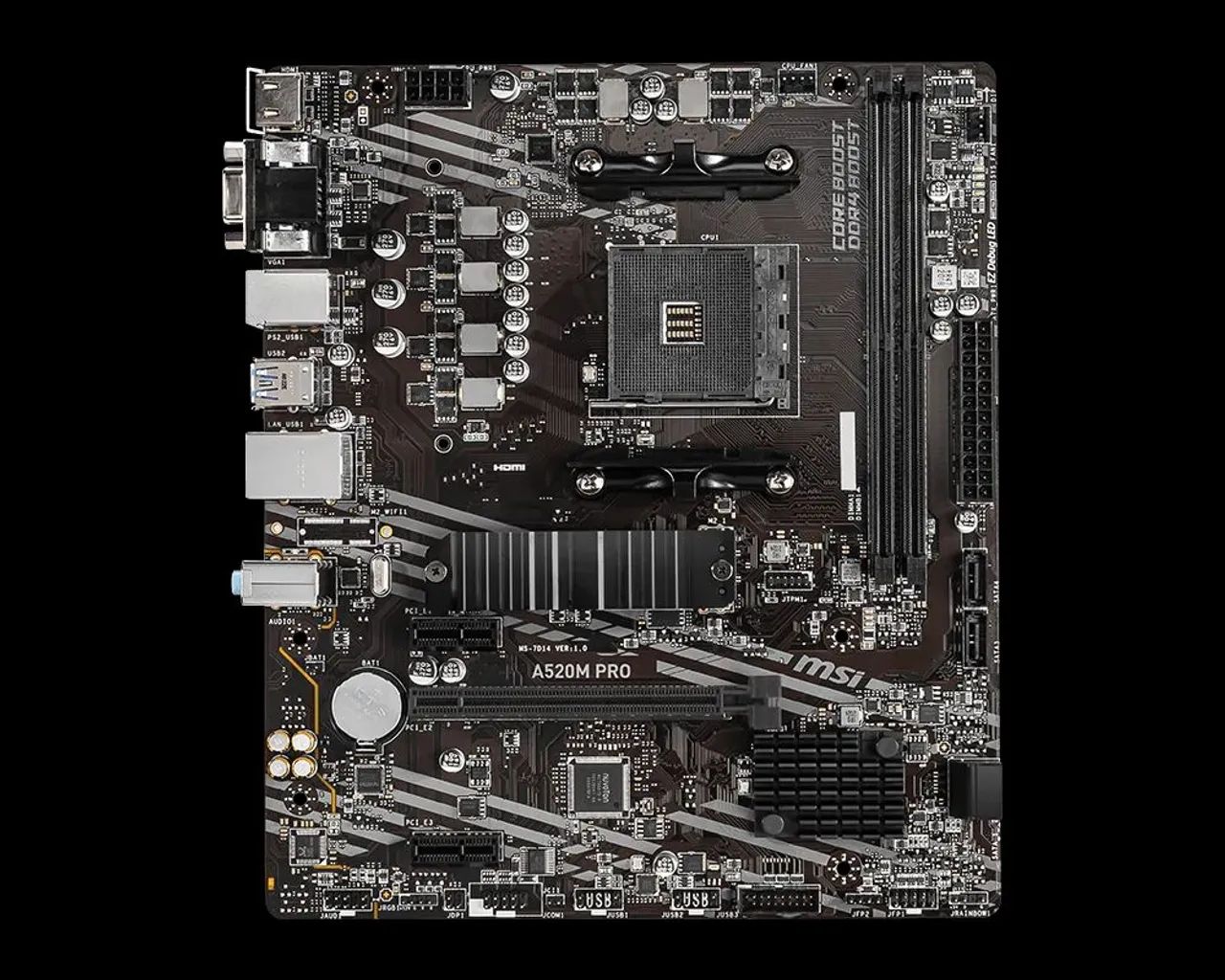 Placa mãe MSI A520M A Pro, nova lacrada!!! - Foto 3