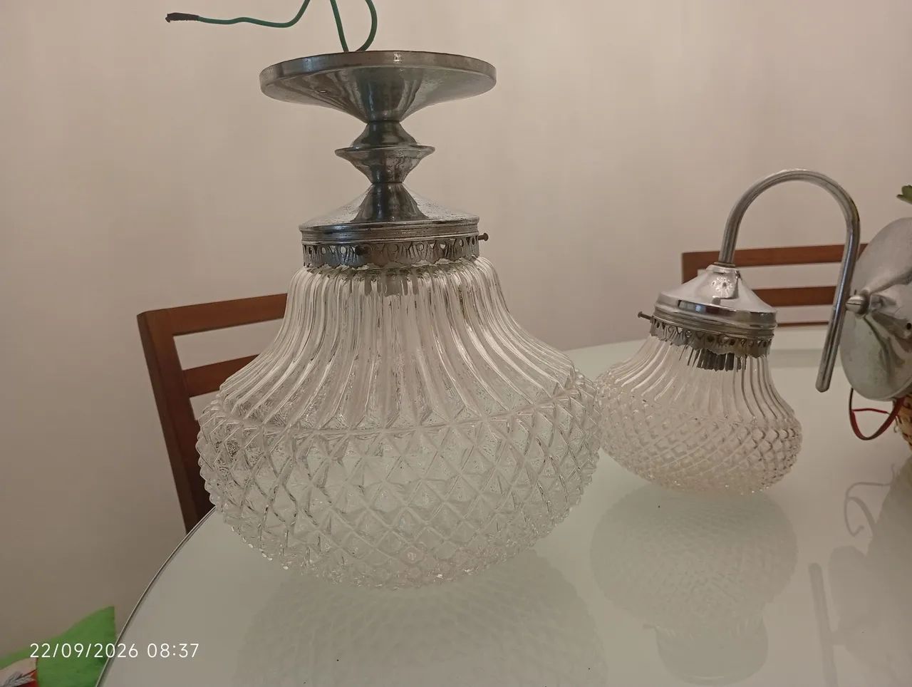 Lustre e arandela vintage  - Foto 2