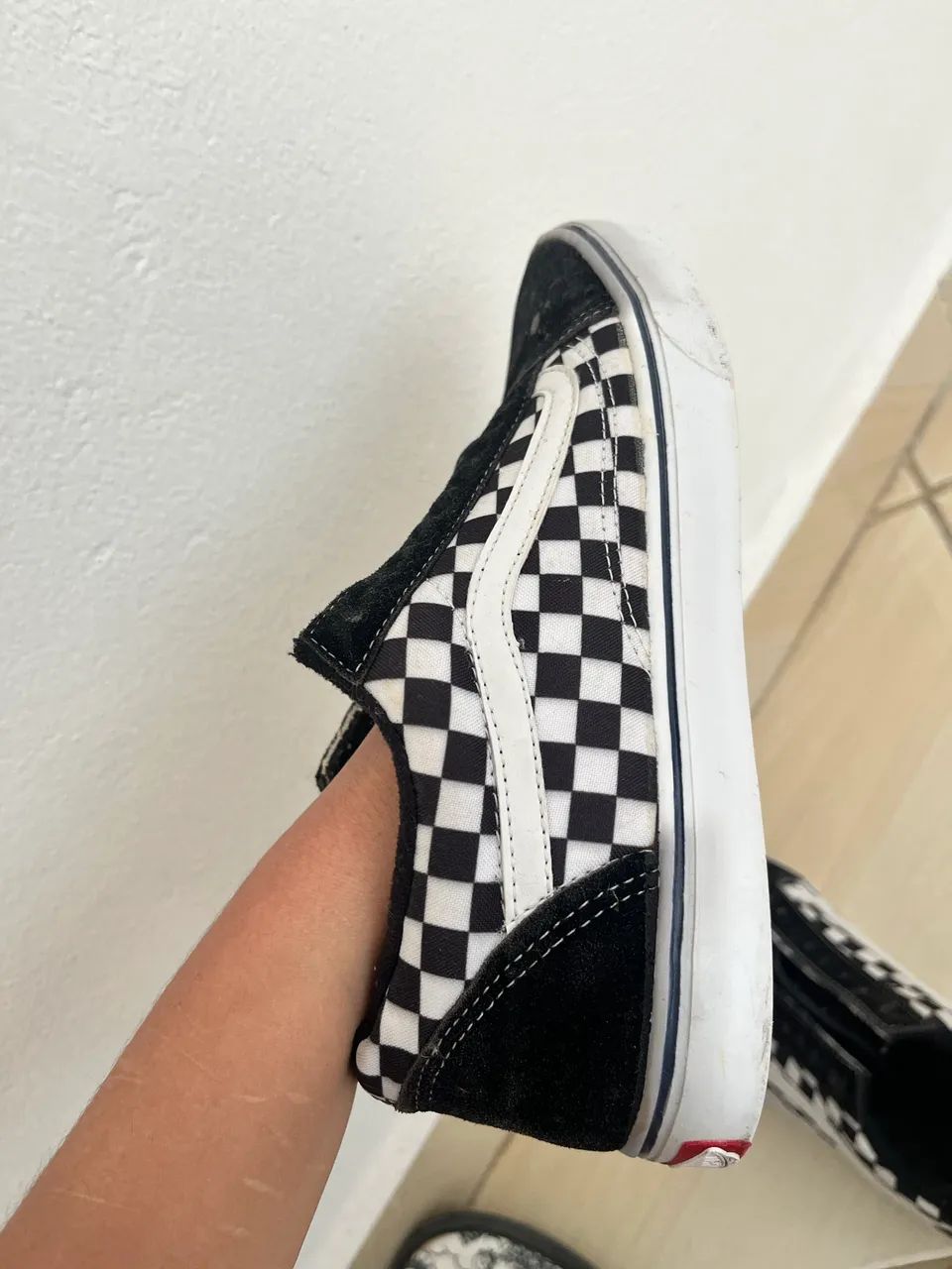 Vende-se Vans Xadrez Preto e Branco (P&B)