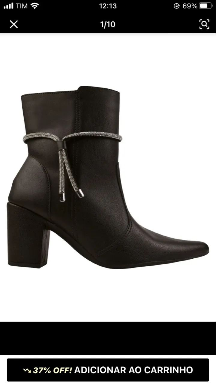 Bota coturno cano médio  - Foto 2