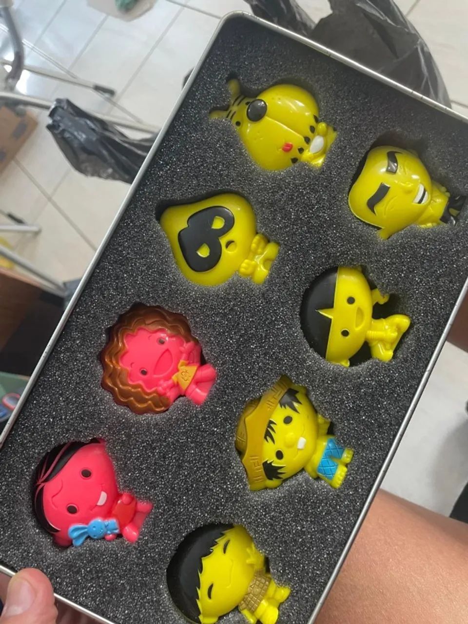 Gogo's Crazy Bones Turma Da Mônica Em 2 Latas Metálicas