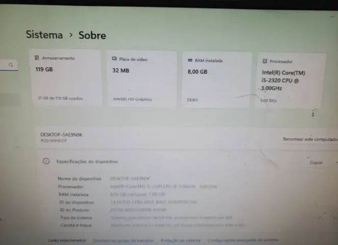 PC computador intel core i5, 8GB Ram, HD 500GB - Foto 4