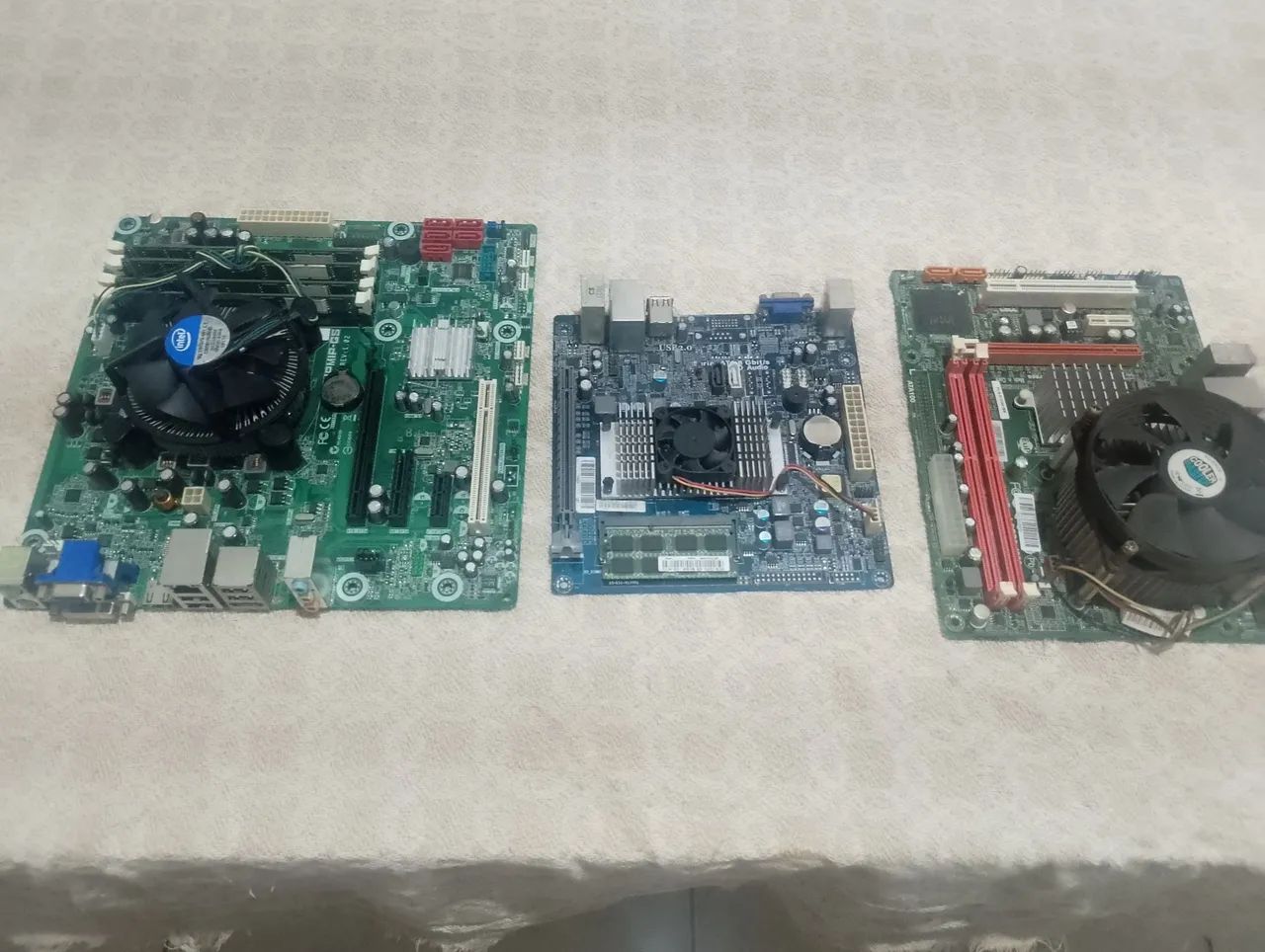 Placa Mãe kit completo. LGA 1156/LGA775/ mini ITX 