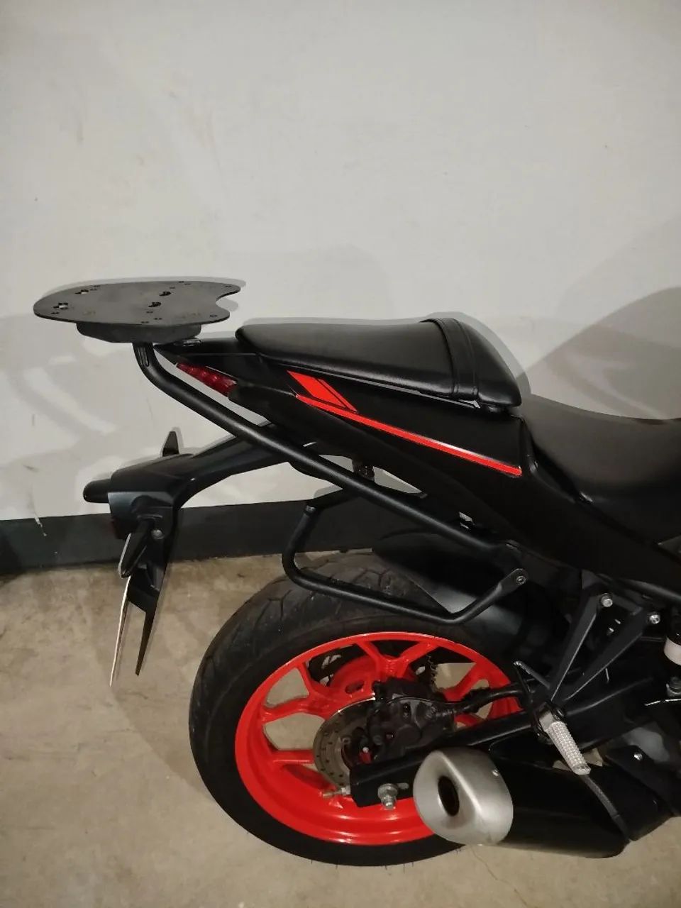 Suporte para baú com afastador de alforges  - Foto 5