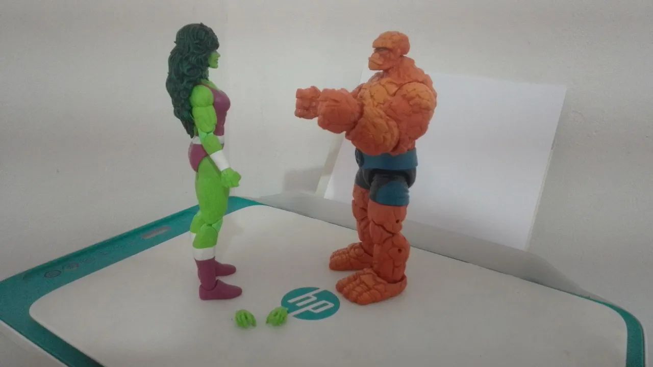 Lote O Coisa e She - Hulk Marvel legends! - Foto 5