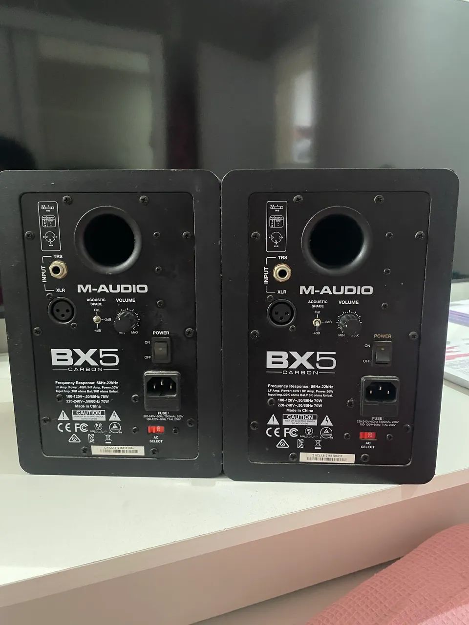 Monitores de áudio BX5