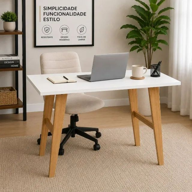 Mesa Escrivaninha em MDF Nova Fabricamos - Foto 3