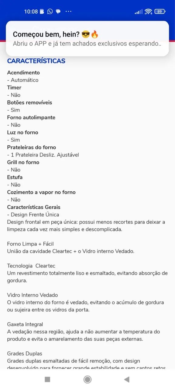 Fogão consul 4 bocas - Foto 5