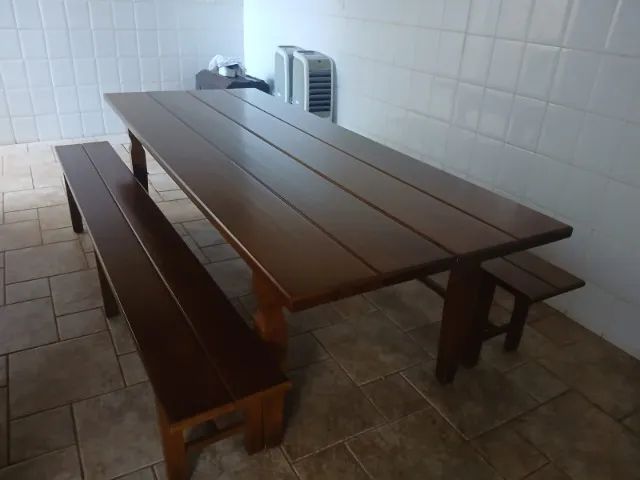 Mesa de Madeira Área Externa - Foto 2
