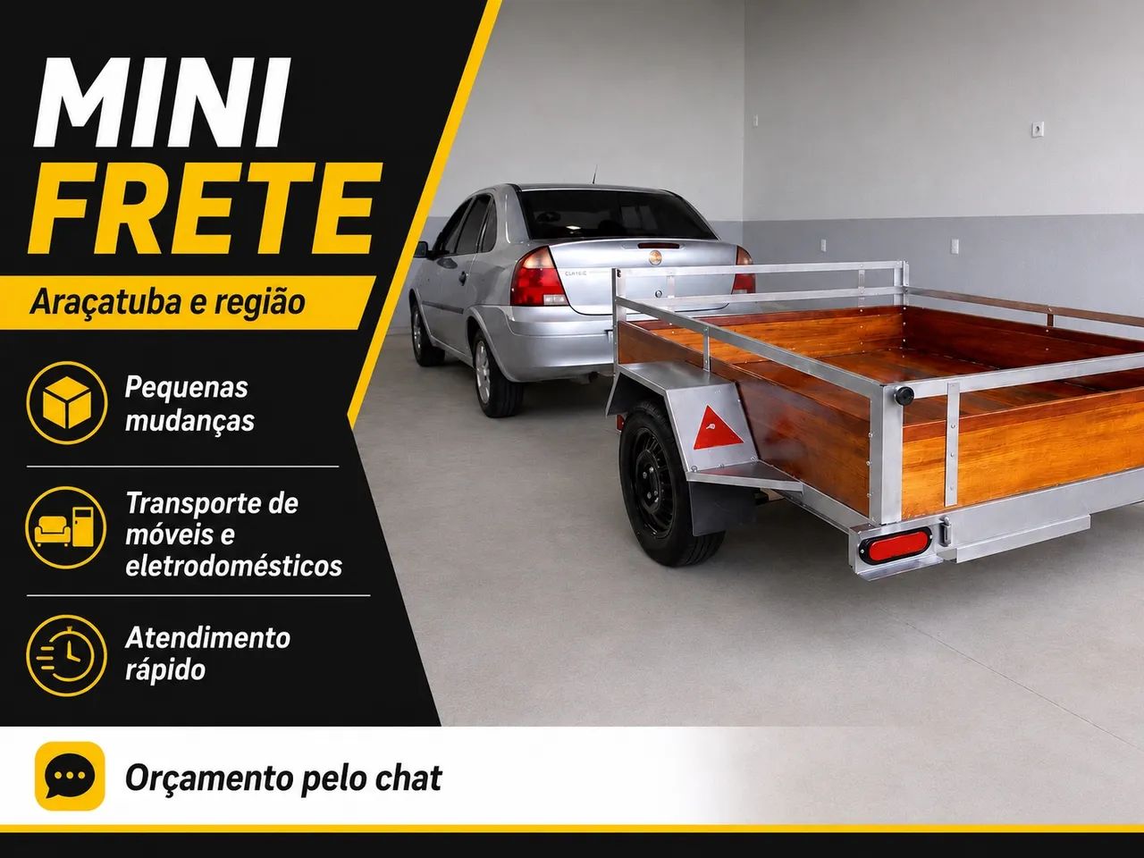 MINI FRETE EM ARAÇATUBA E REGIÃO