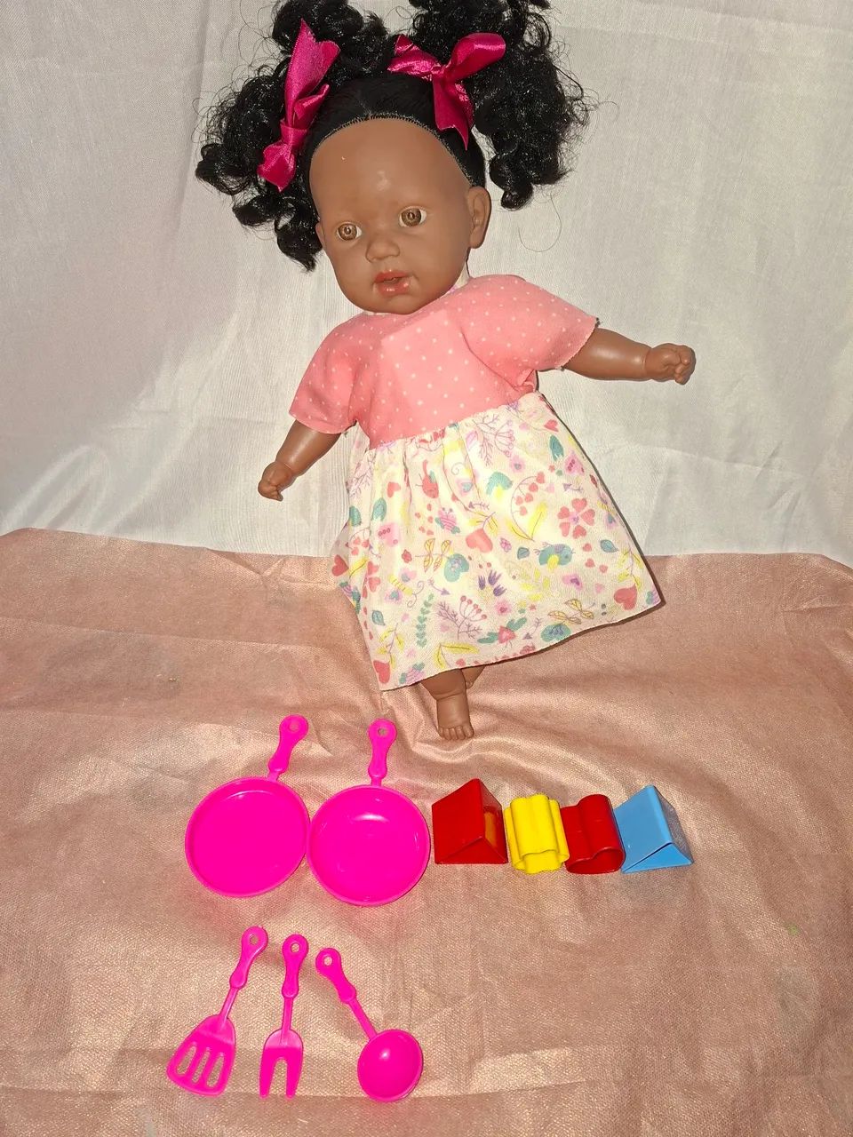 Linda Boneca Bebê Negra  - Foto 4