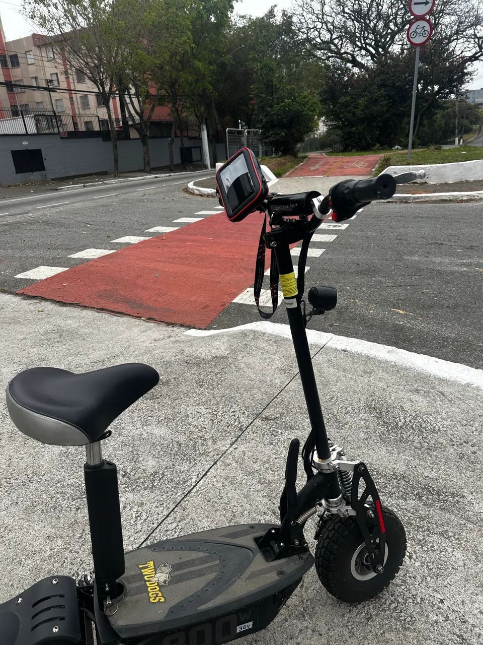 ? PATINETE ELÉTRICO 2 RODAS ? COM BANCO ?  ? - Foto 5
