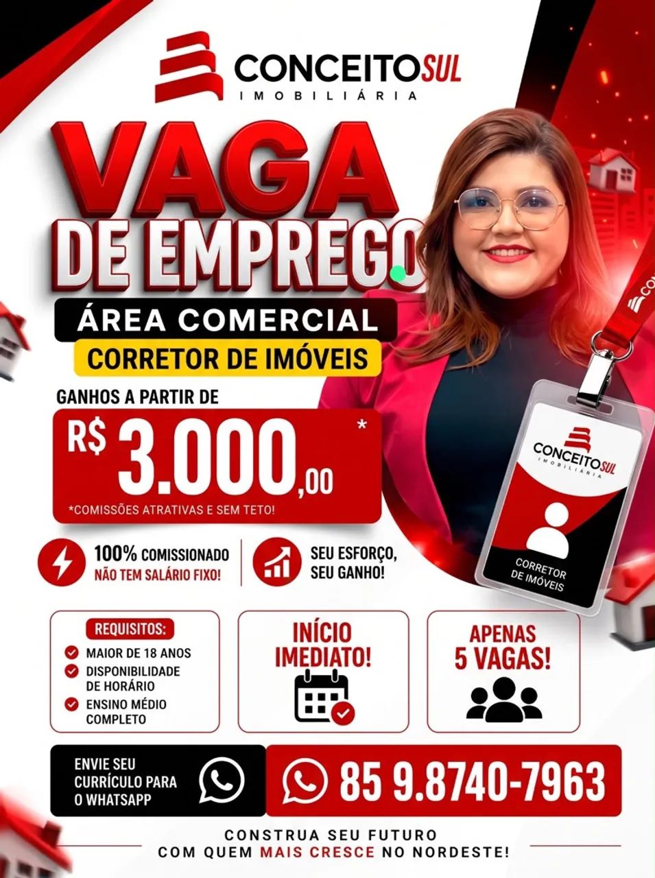 Comissão até 3.000
