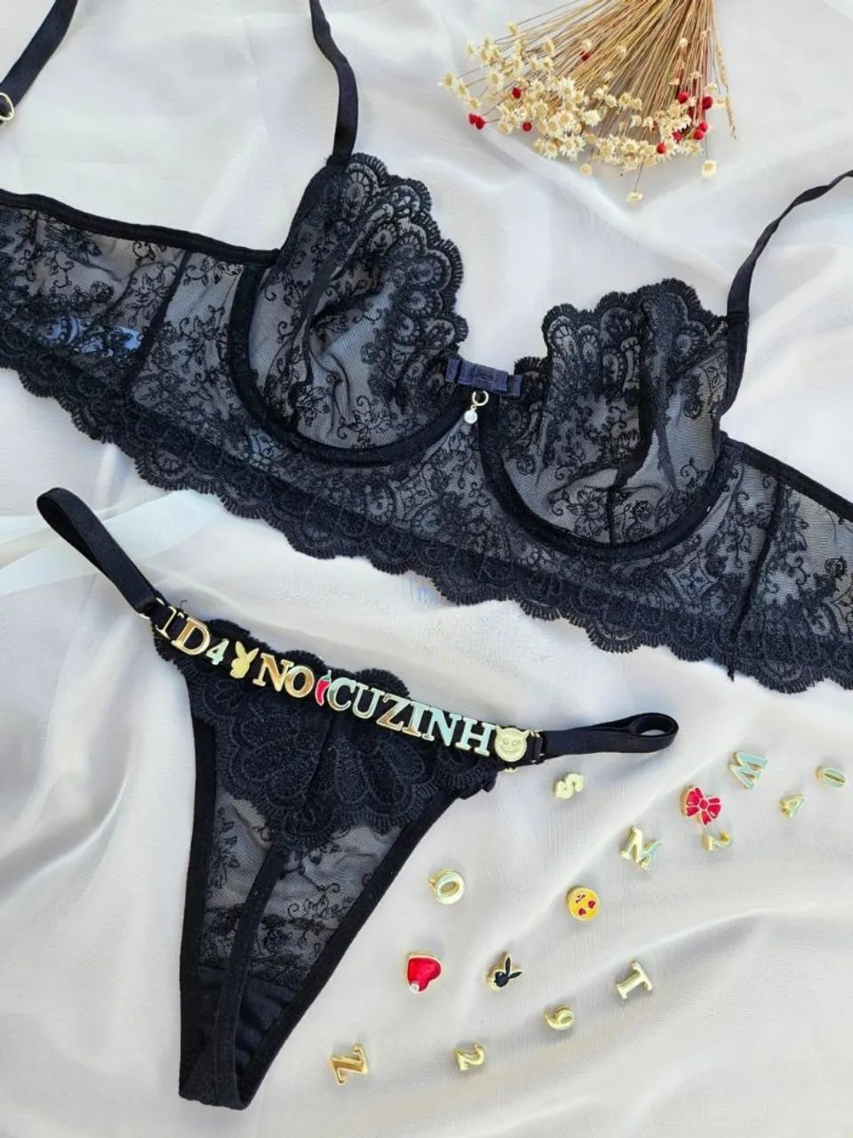 Conjunto Lingerie Personalizável 