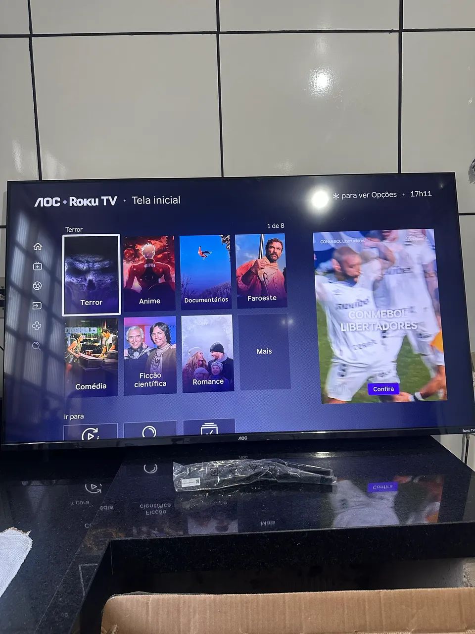 Tv smartv 55 4k caixa 2026 - Foto 3
