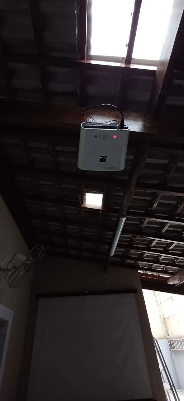 Projetor Sony Vlp com Tela de projeção inclusa.  - Foto 5