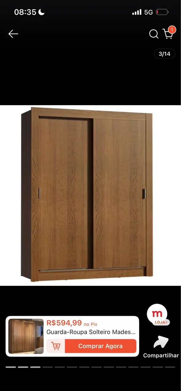 Guarda- Roupa Madesa  - Foto 2