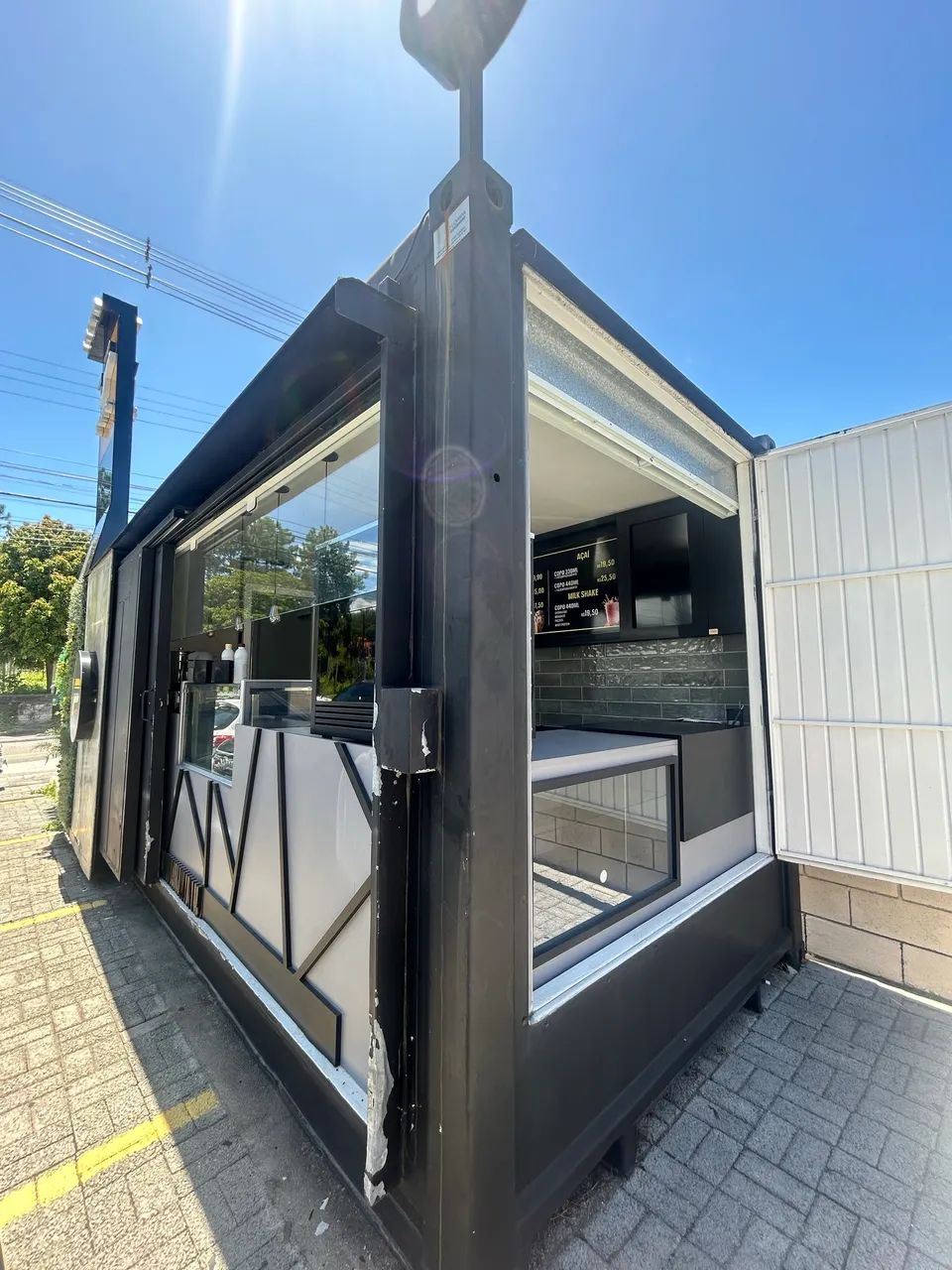 Container COMPLETO p/ Açaí e Sorvetes ! Só Pegar e Levar