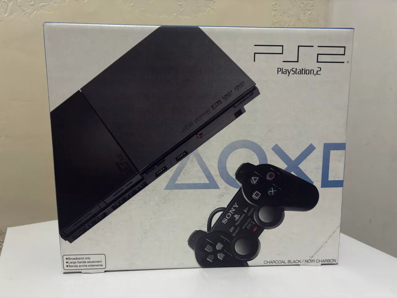 PS2 Slim Completo + 10 DVDs Jogos