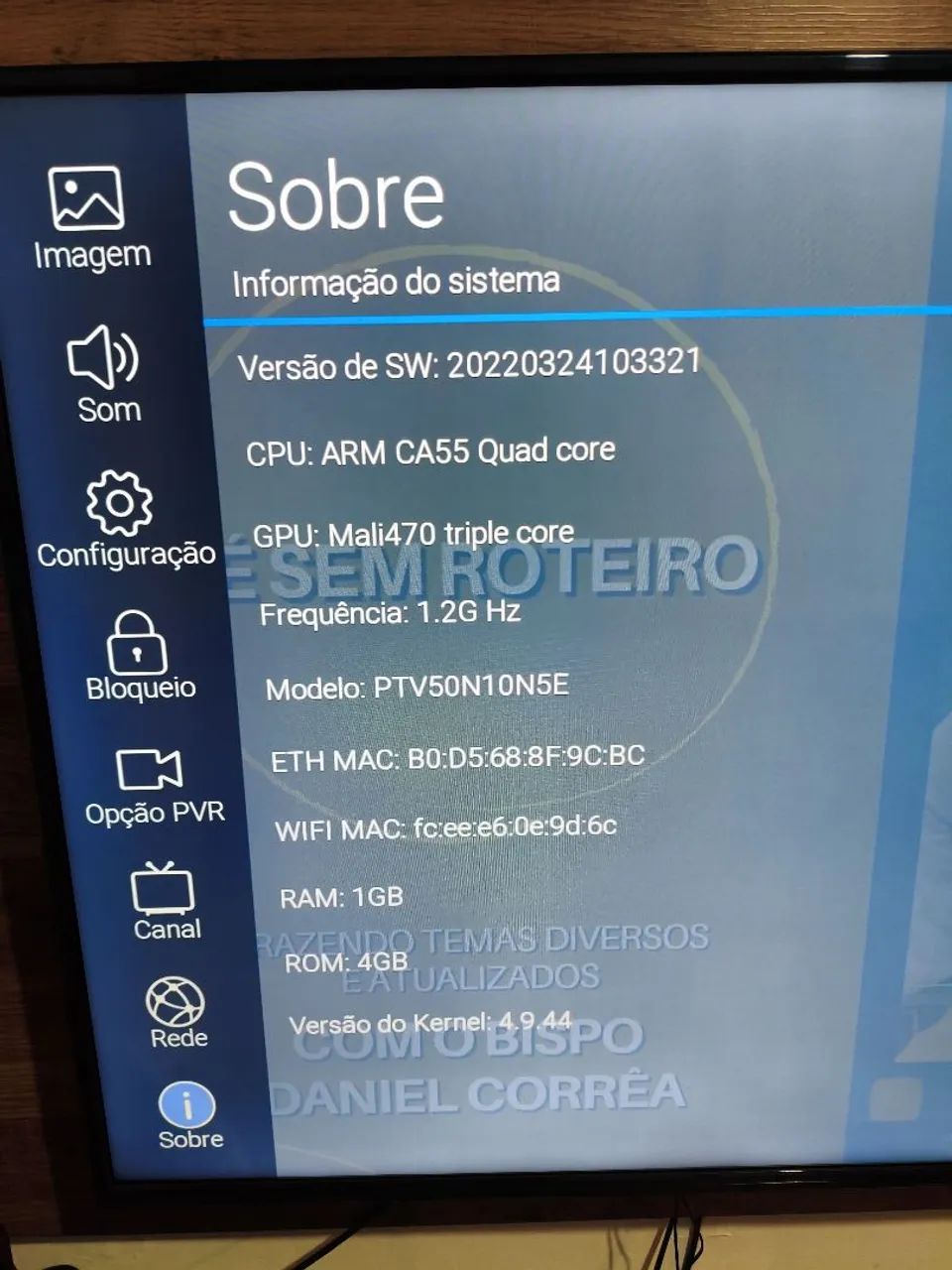 Smart TV Philco 50 polegadas FUNCIONANDO Tem NETFLIX YOUTUBE - Foto 5