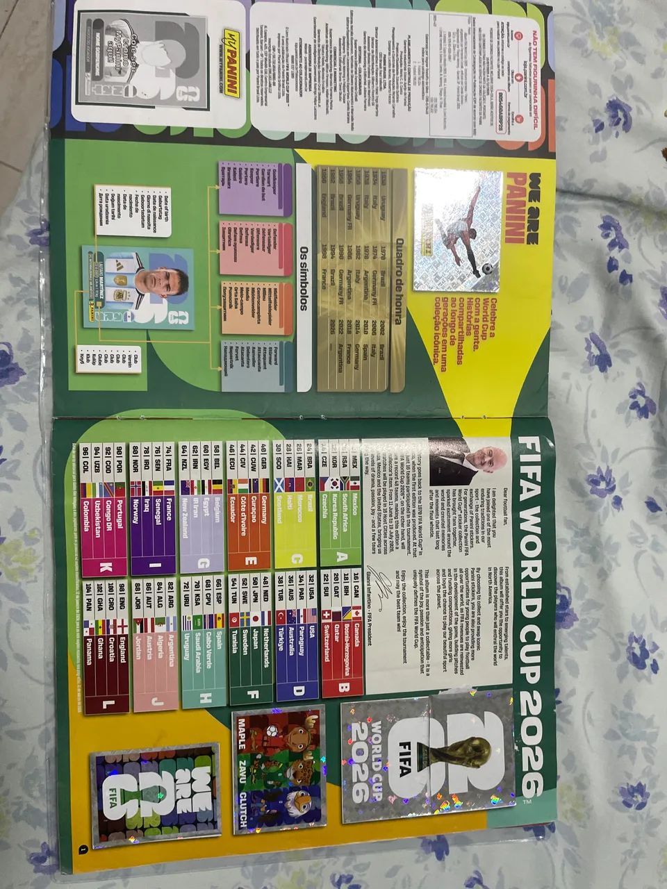 Álbum de figurinhas da copa do mundo - capa mole completo  - Foto 2