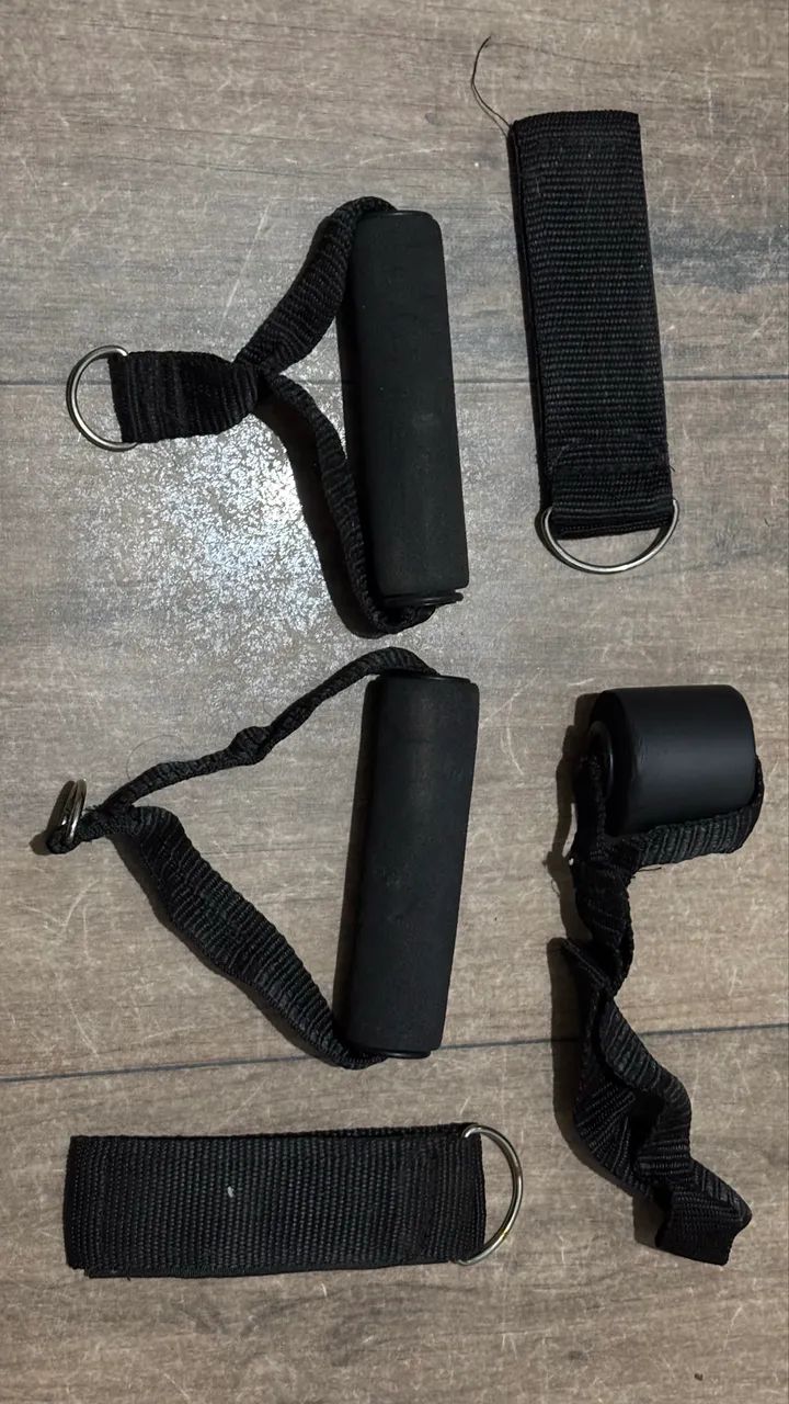 Kit elástico extensor para treino em casa e fisioterapia  - Foto 3