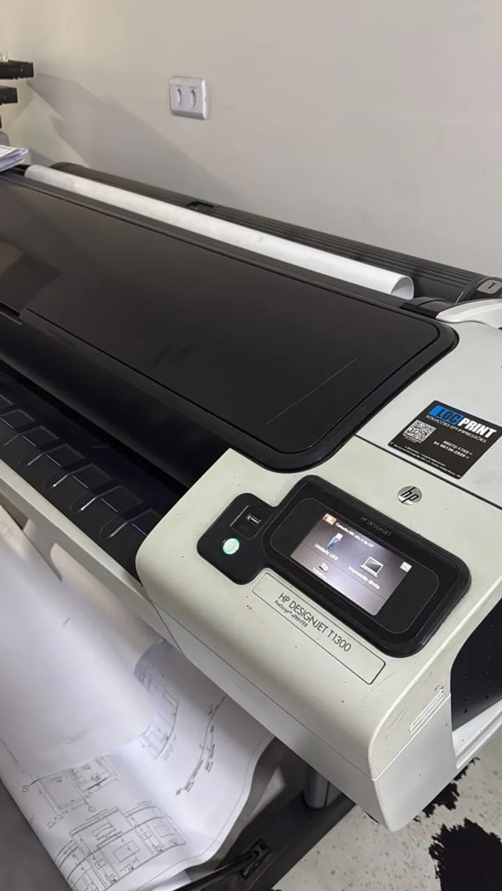 Plotter HP T1300 Impressão Projetos - Foto 5