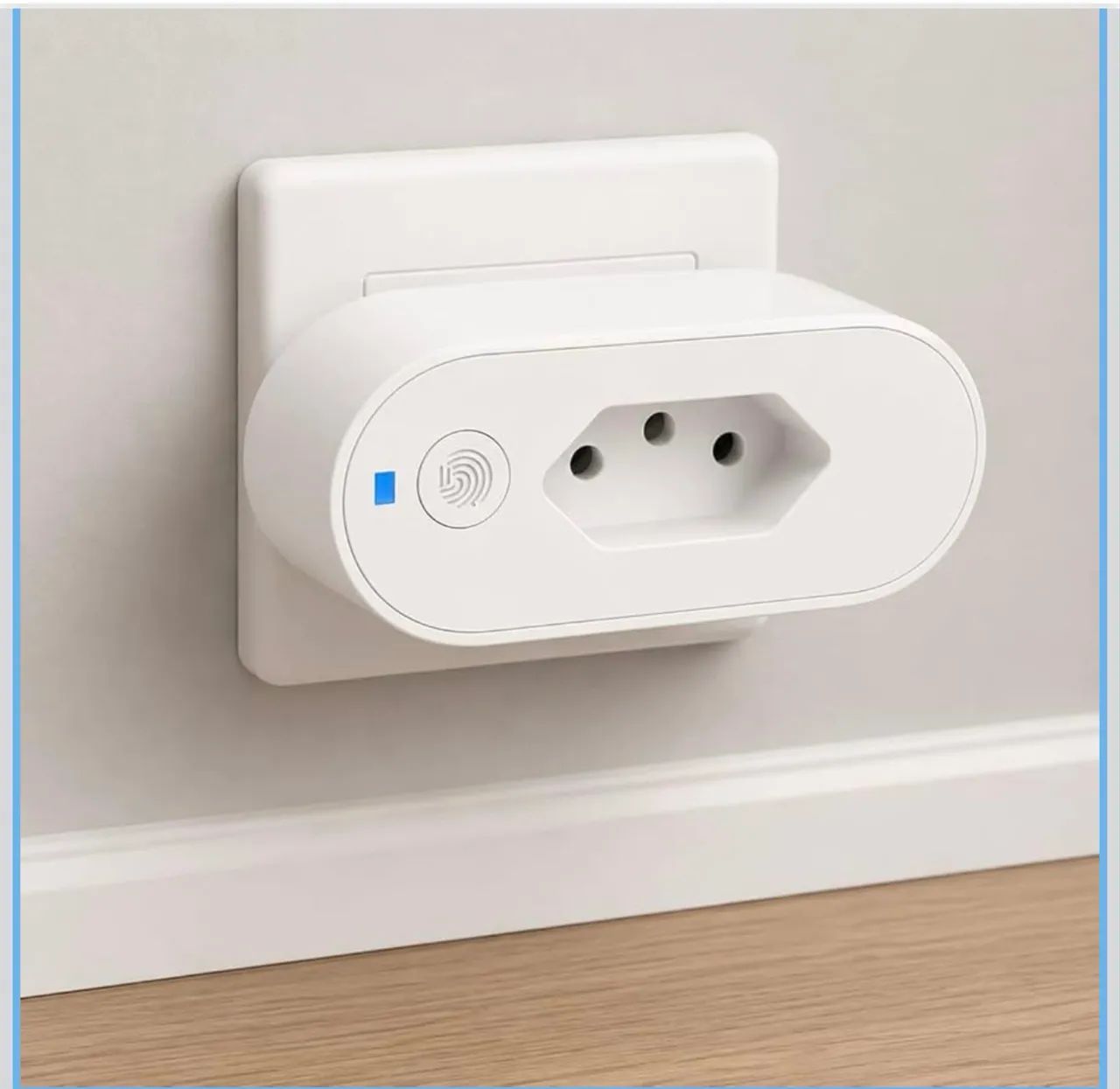 Tomada inteligente Wi-Fi compatível com Alexa 