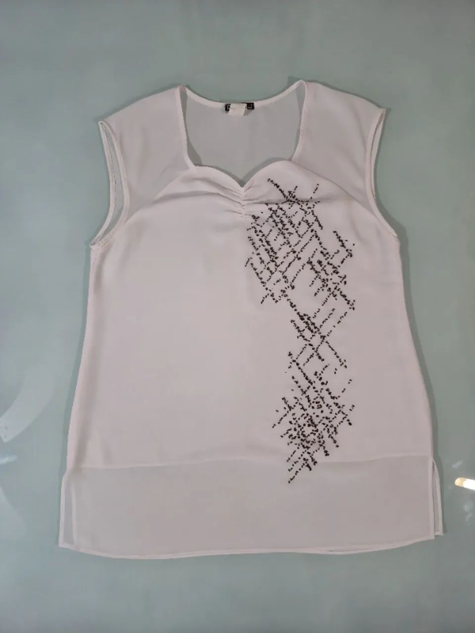 Blusa branca - usada - Foto 4