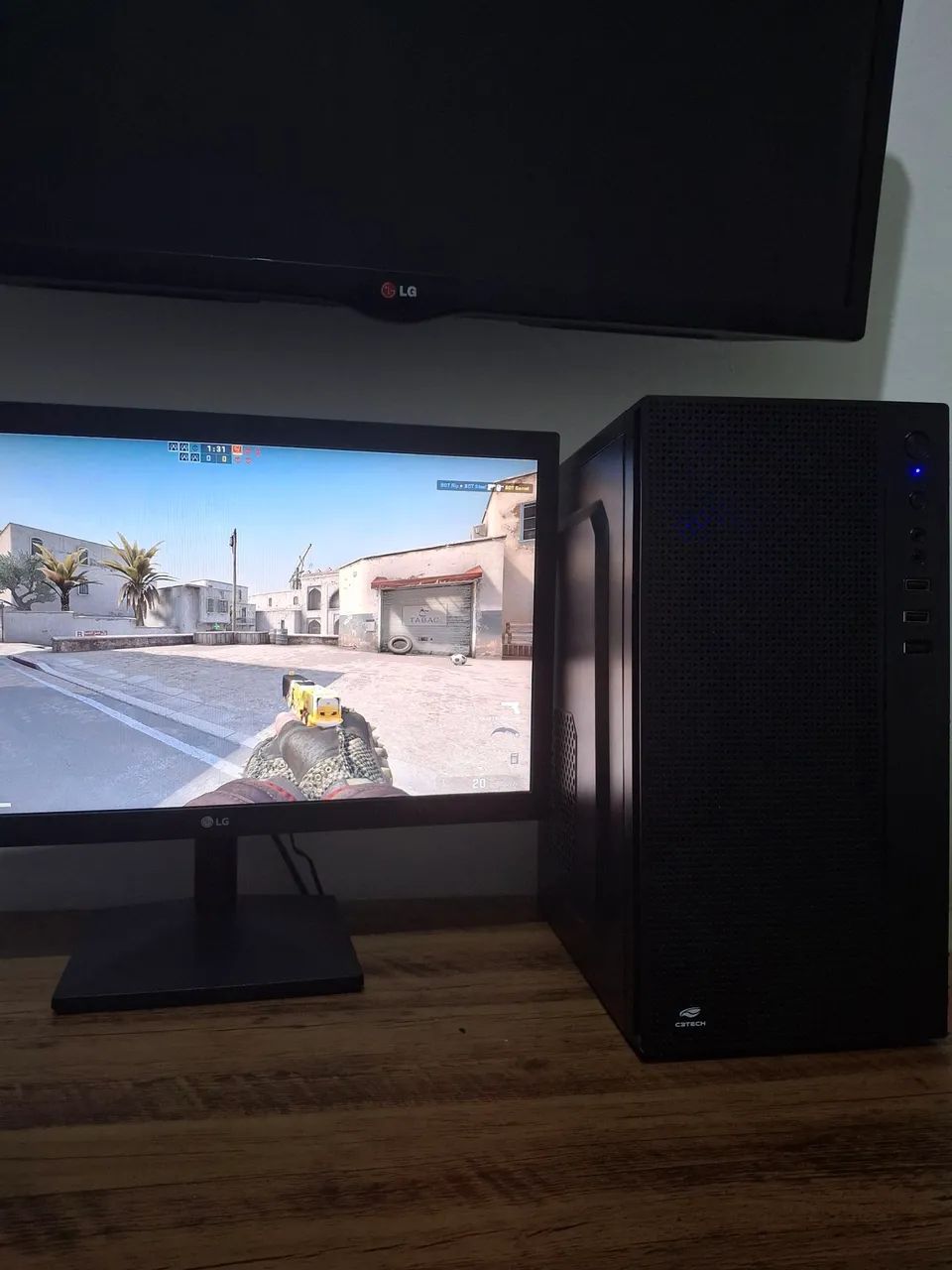 RODA CS TRANQUILO - PC GAMER BÁSICO + MONITOR - Foto 2