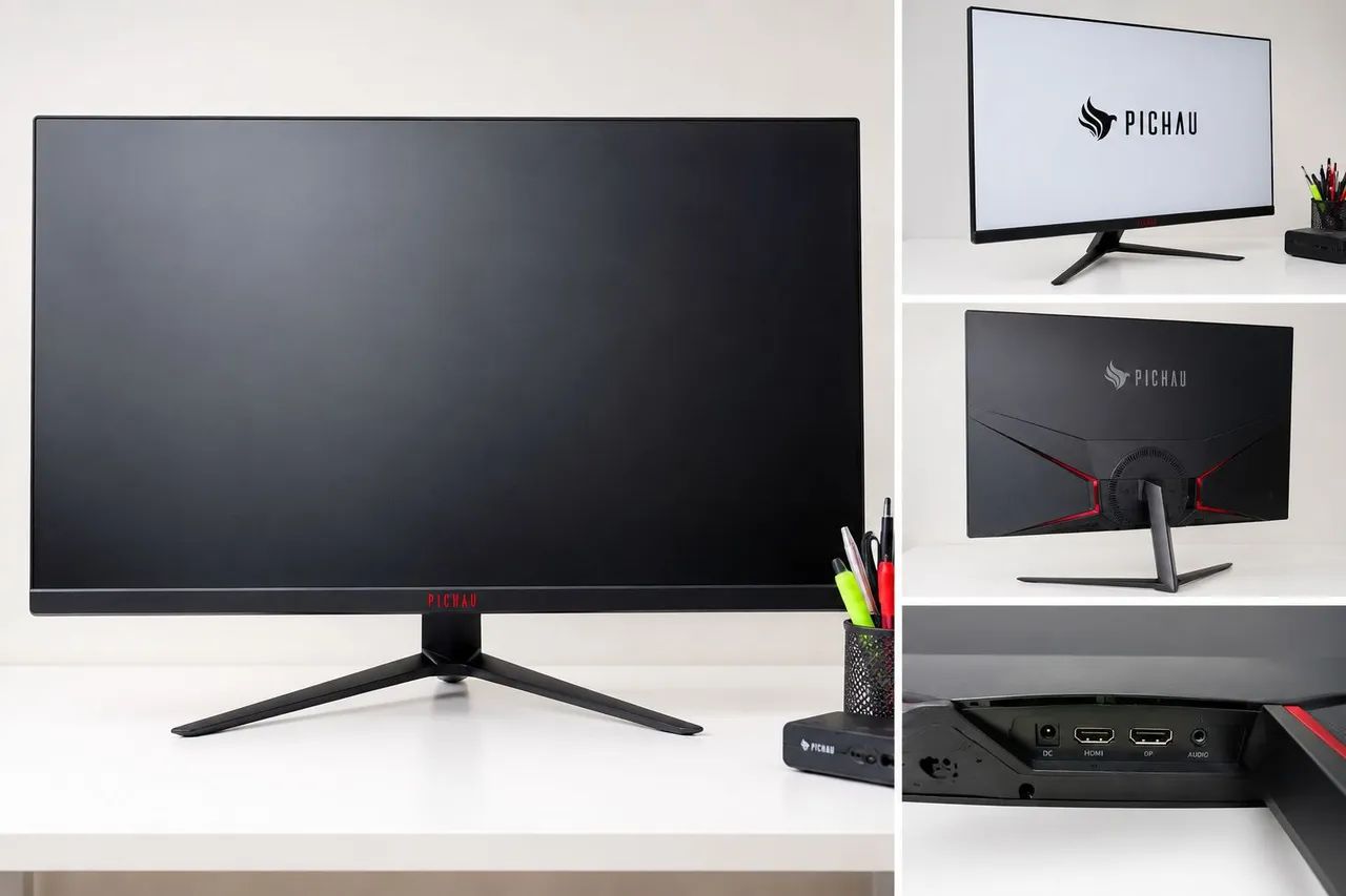 Monitor Gamer Pichau - Usado, Funcionando Perfeitamente - Foto 3