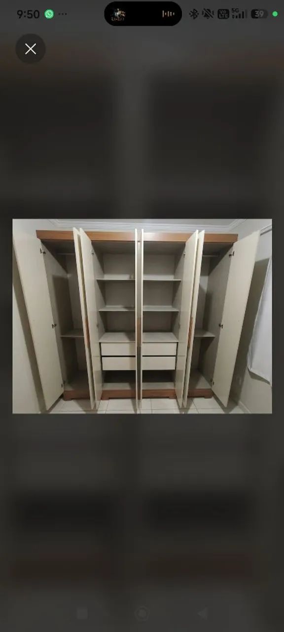 Guarda roupa 8 portas