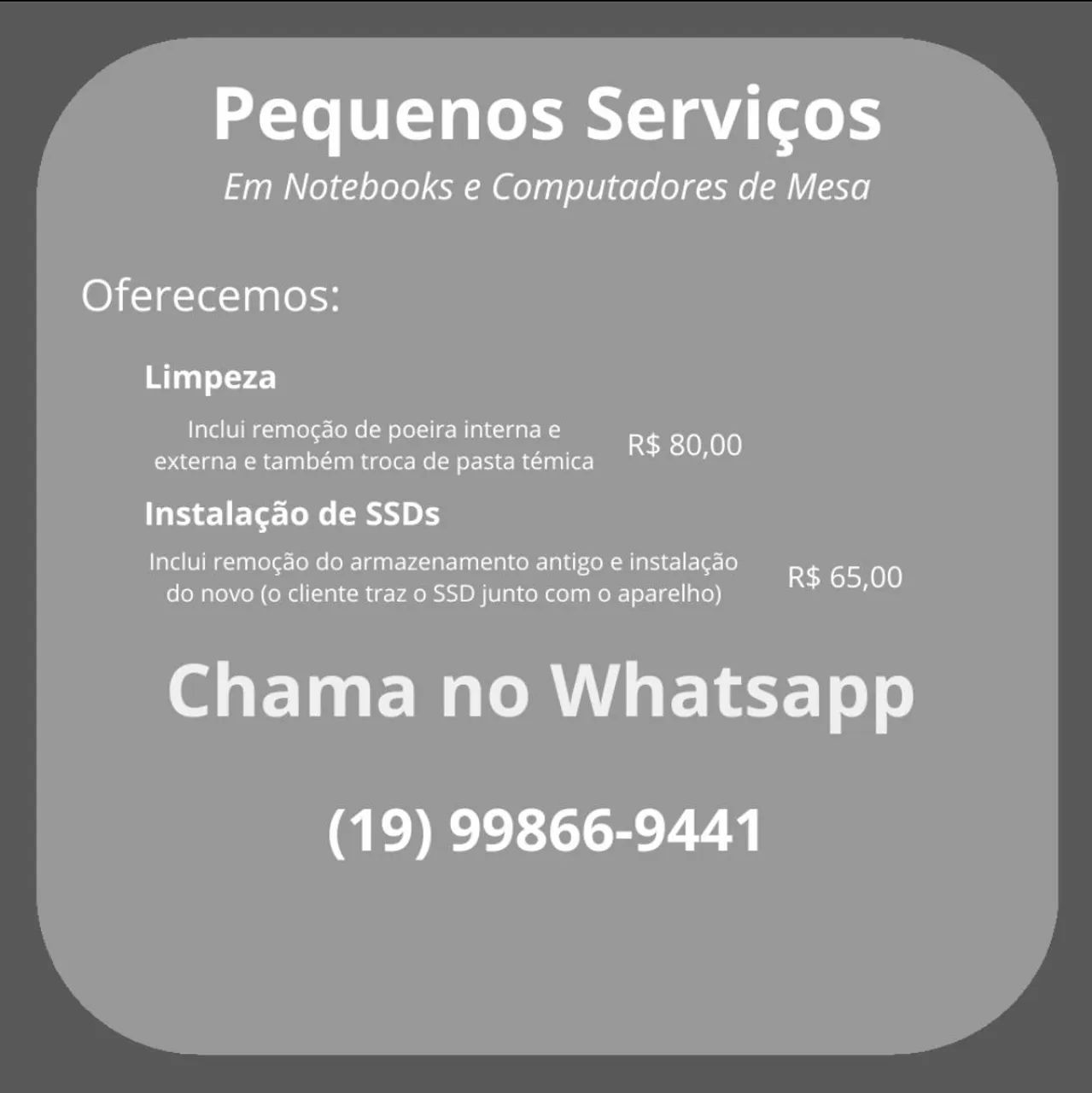 Pequenos Seviços de Informática 