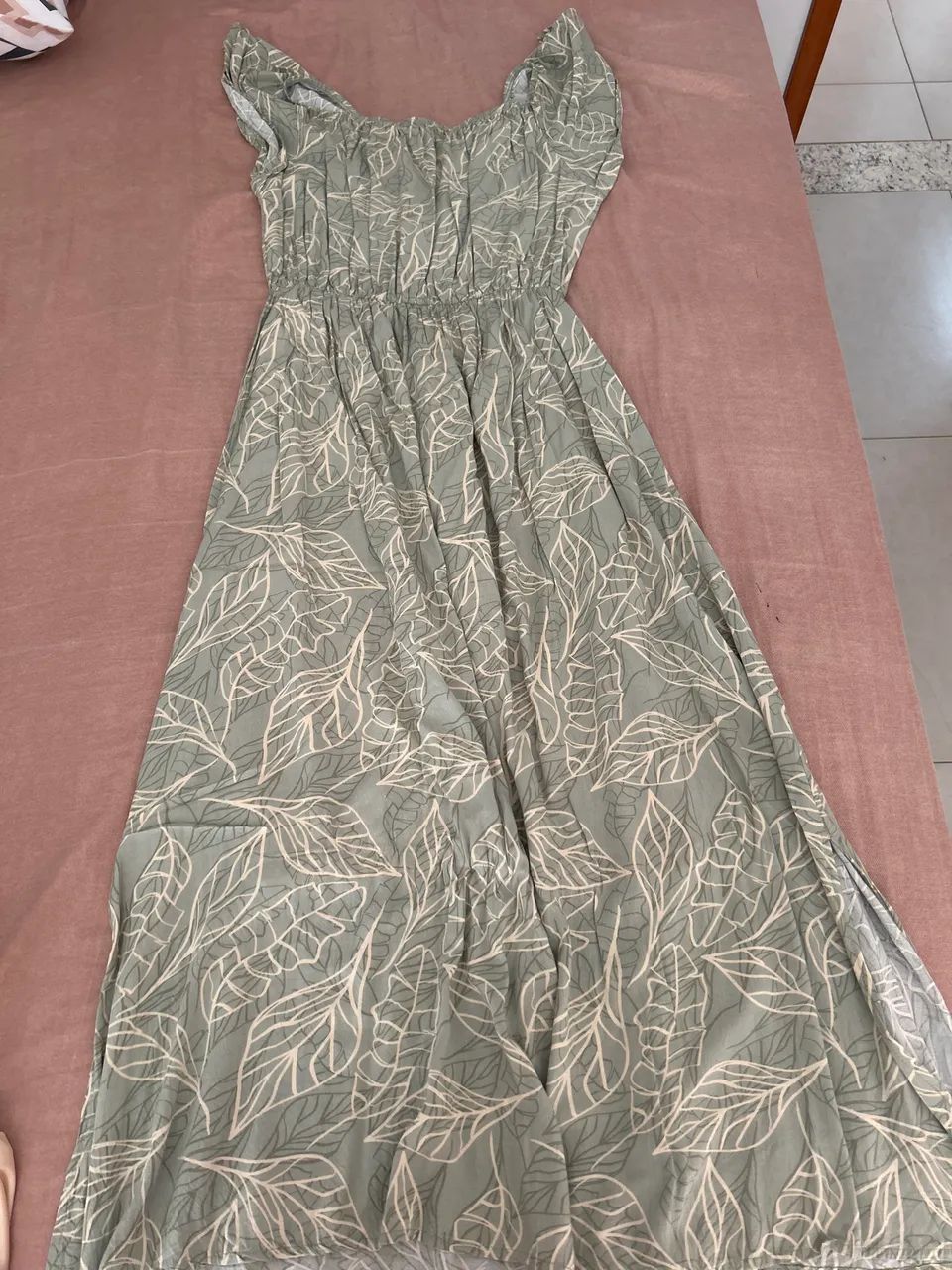 Vestido verde longo - G2