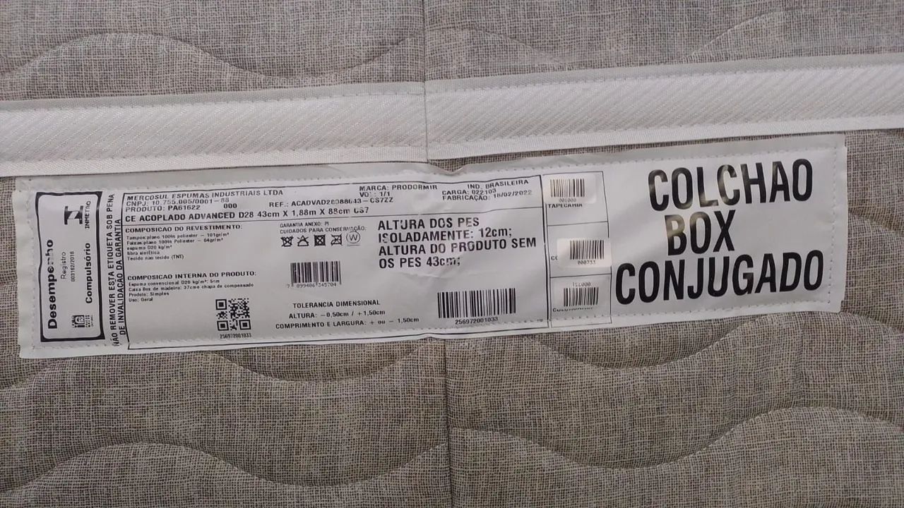 Cama box conjugada solteiro - Foto 2