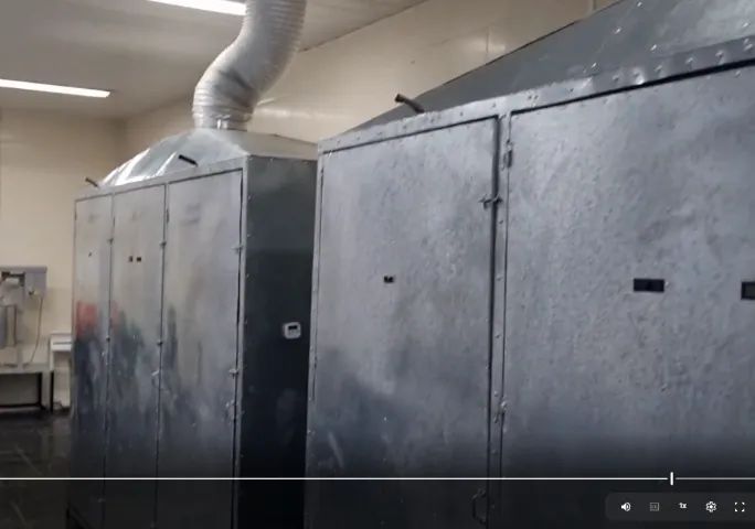 Desidratadora indústrial 5 armarios total de 110 bandejas  