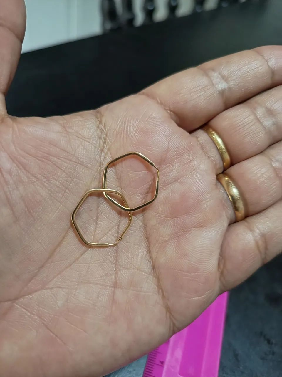 Brinco de ouro feminino 18k - Foto 3