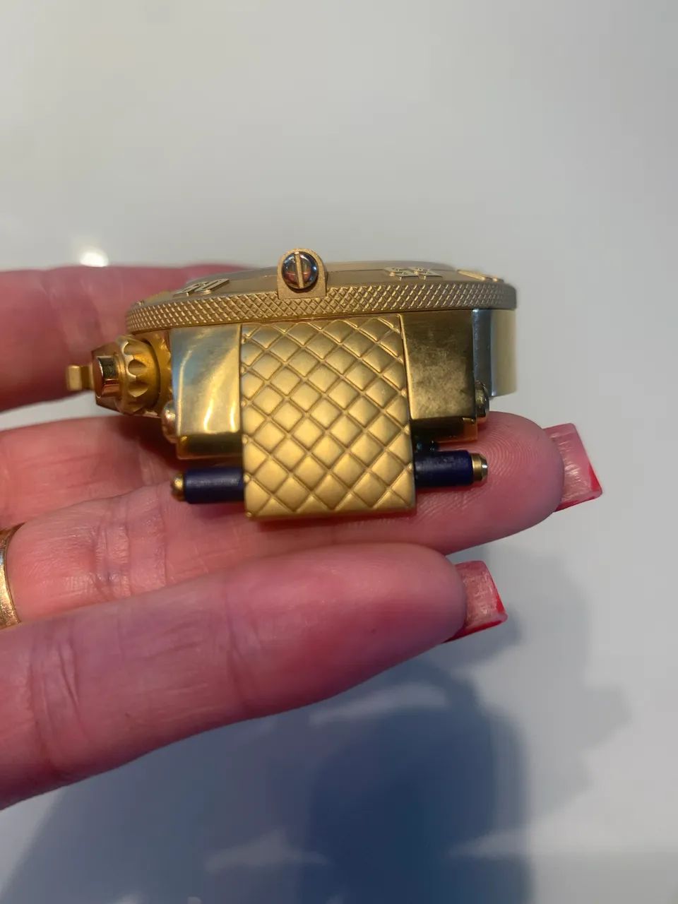 Relógio Invicta Subaqua Original - Dourado/Azul - Oportunidade - Foto 5