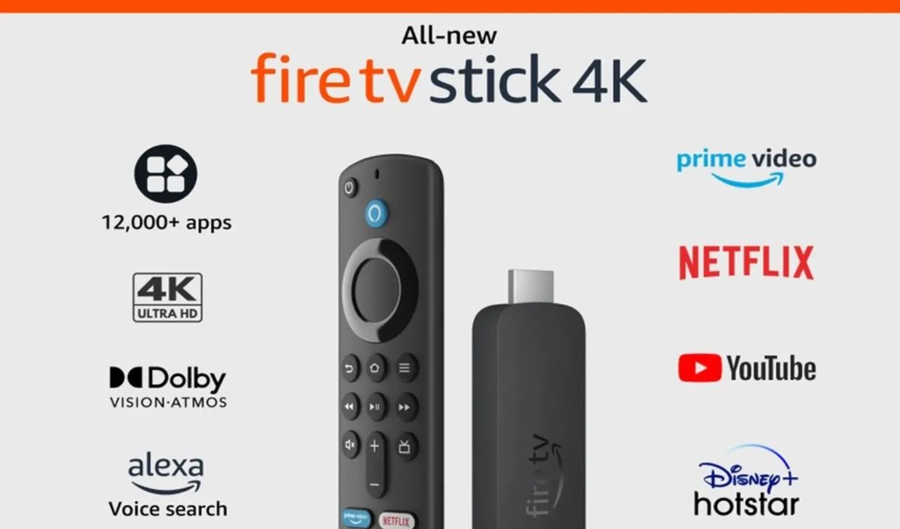 Amazon Fire Tv Stick 4k wifi 6 2° geração Com Alexa E Comandos De Tv - Foto 3