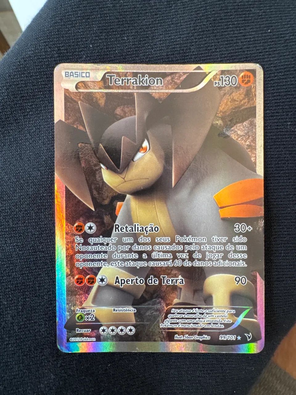 Carta Pokémon Terrakion 99/101 