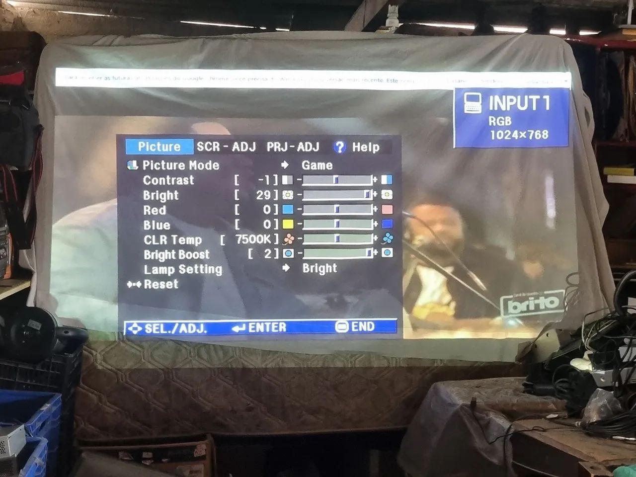 Projetor Sharp XR-10S  Antigo sem controle remoto  - Foto 3