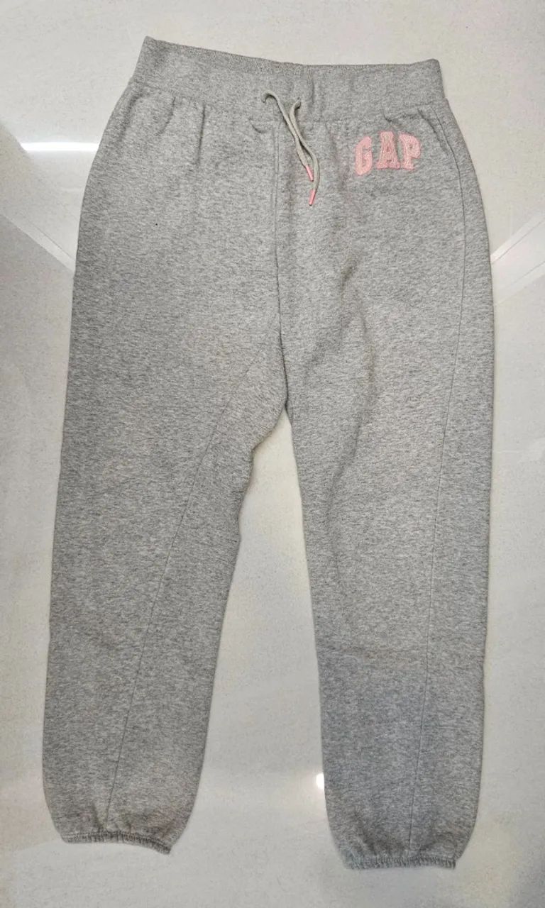 Calça de moletom cinza clara Gap